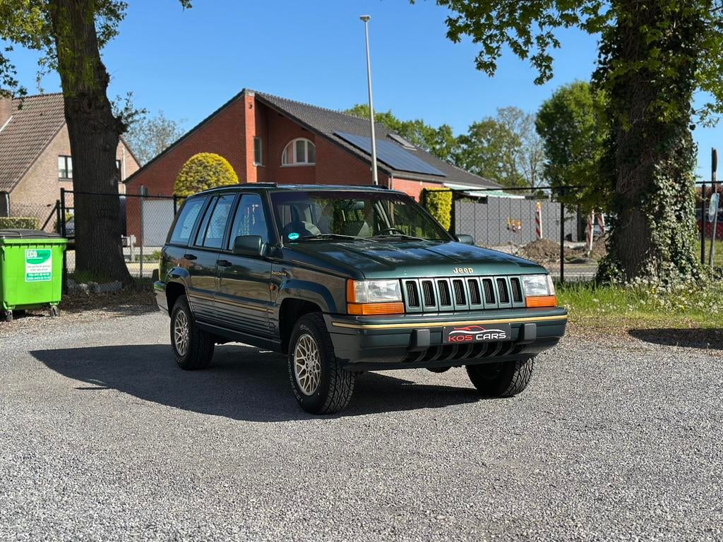 Jeep Grand Cherokee/4.0 Limited/4X4/1993/89.600Km/Oldtimer!!, Leder, 5 zetels, SUV of Terreinwagen, 2400 kg