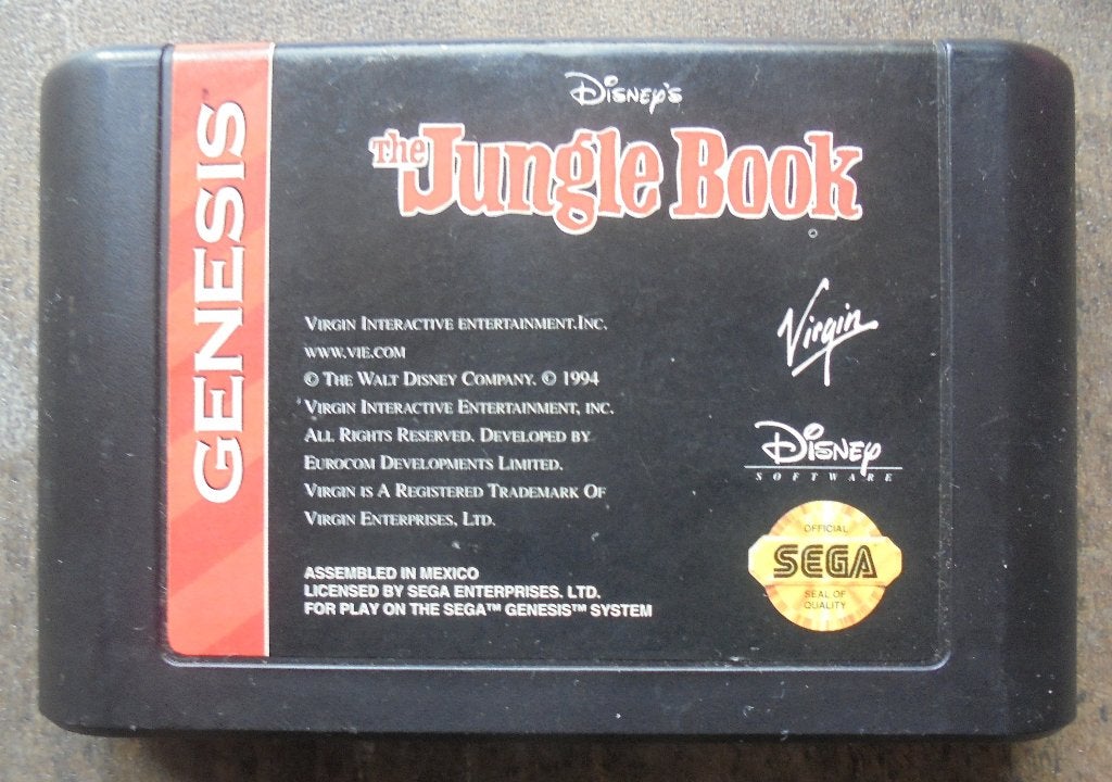 Disney's The Jungle Book voor Sega Genesis (zie foto's), Consoles de jeu & Jeux vidéo, Enlèvement ou Envoi, Autres modèles, 1 joueur