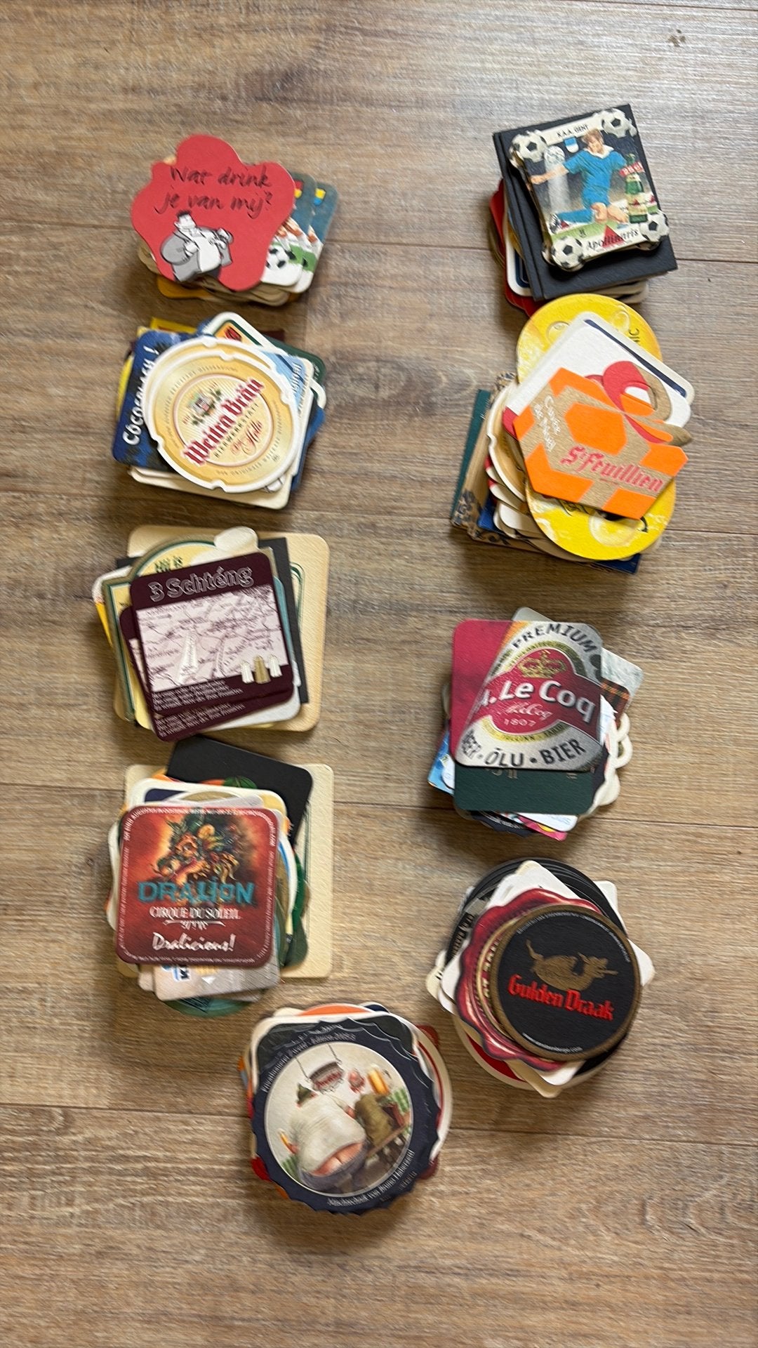 Groot lot bierkaartjes, Ophalen of Verzenden