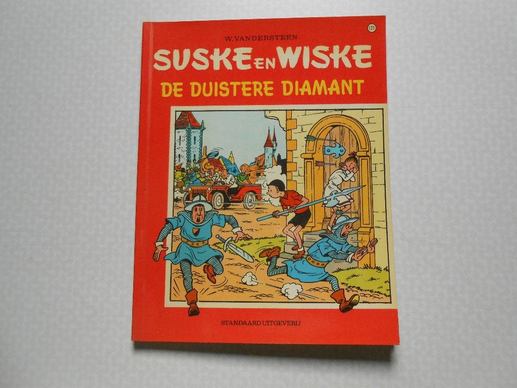 Suske en wiske 121 De duistere diamant 1971 1 ste druk., Livres, Neuf, Enlèvement ou Envoi, Willy Vandersteen, Une BD