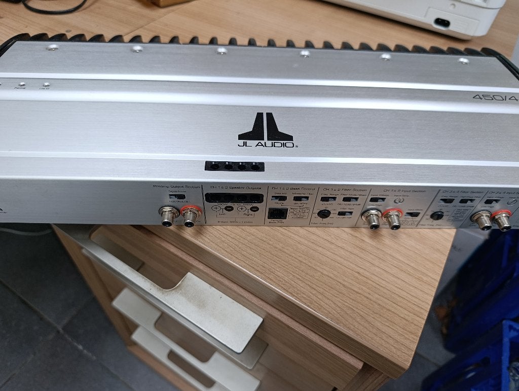 Versterker JL audio 450/4, Enlèvement ou Envoi, Utilisé
