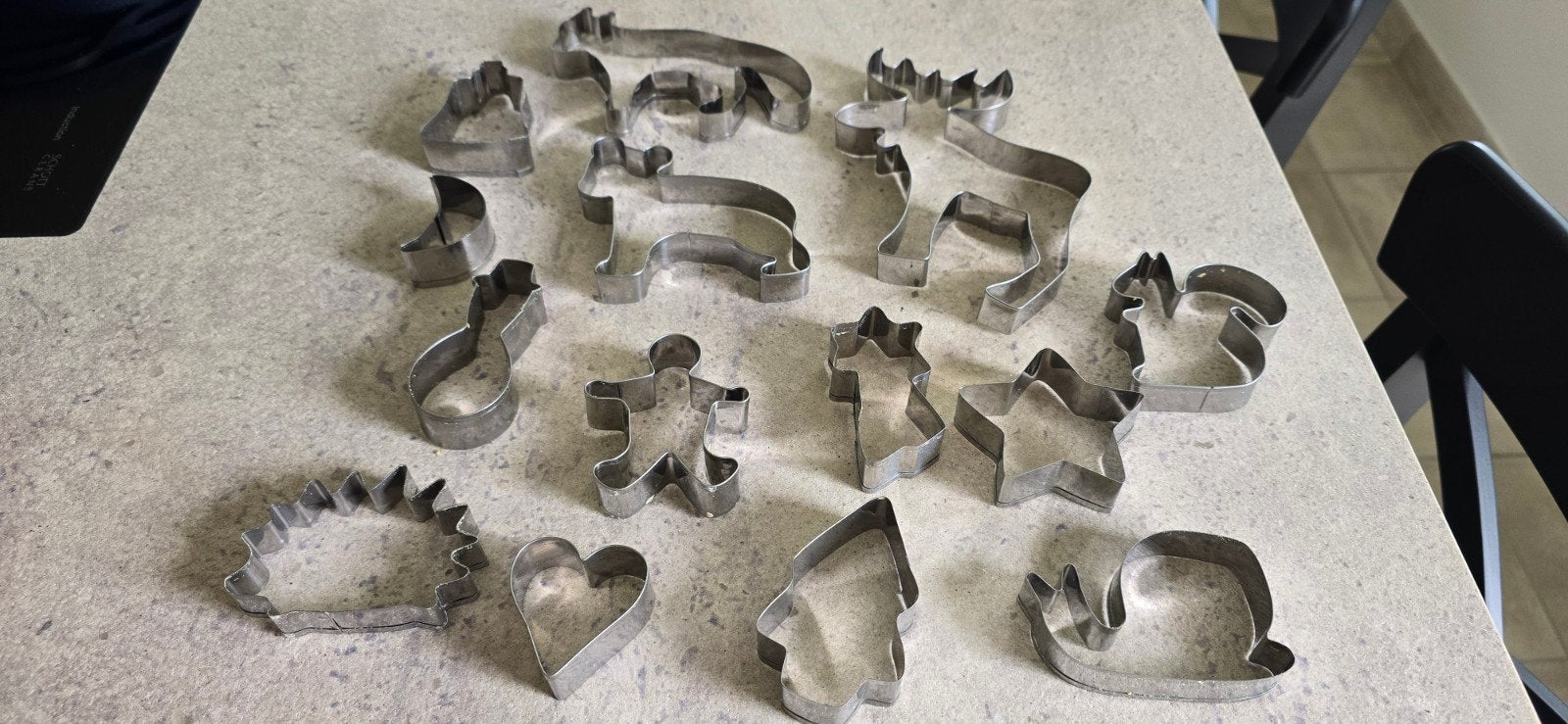 Lot de 14 emporte pièces pour biscuits, Enlèvement