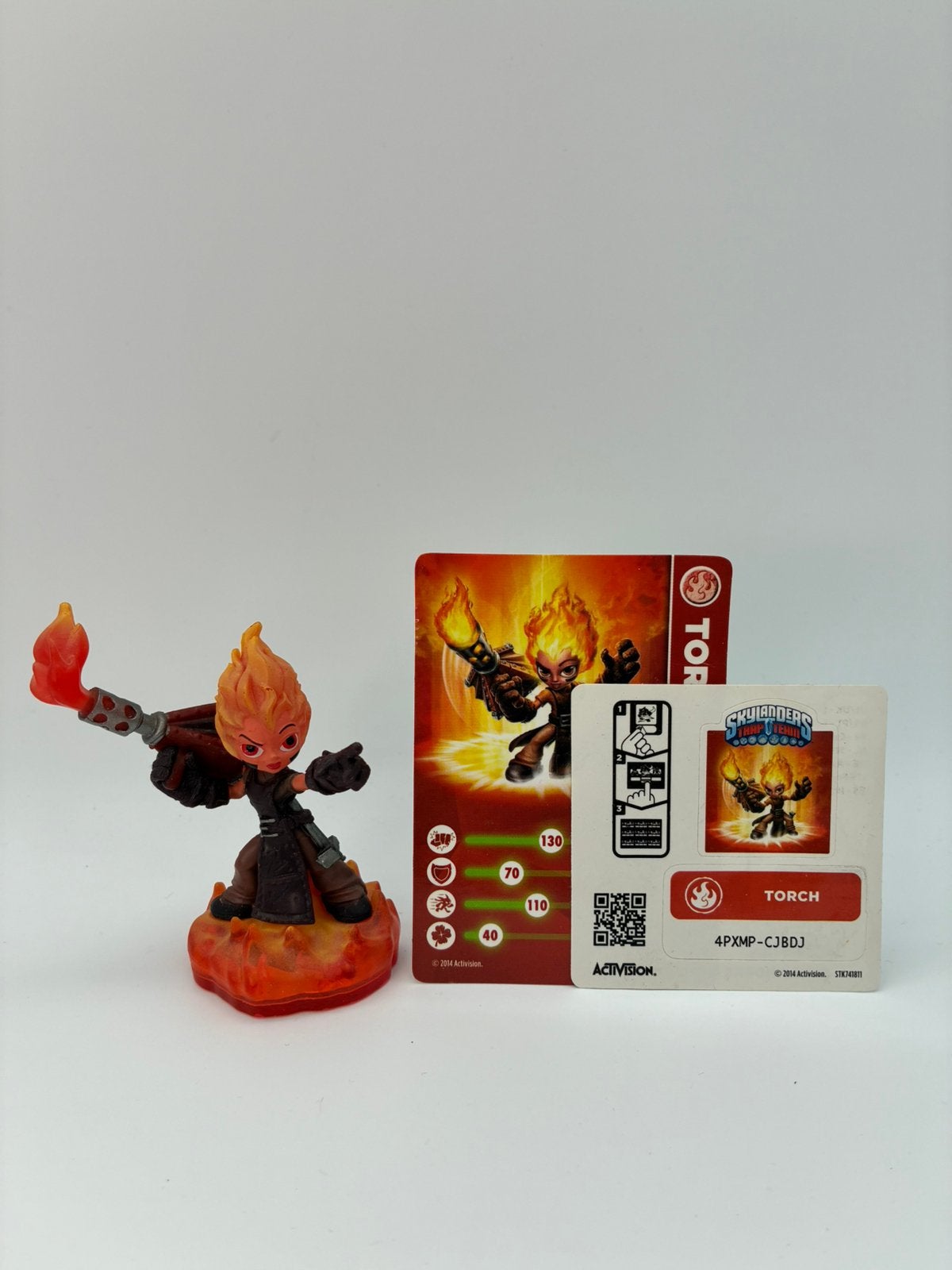 Torche Skylanders Trap Team avec autocollant et carte, Envoi, Comme neuf