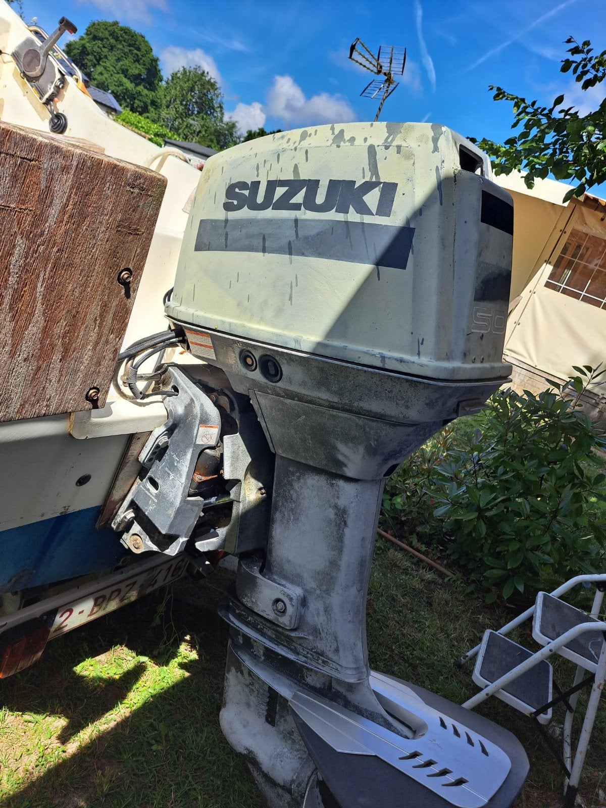Moteur susuki 50cv complet avec commande hydraulique trim, Sports nautiques & Bateaux