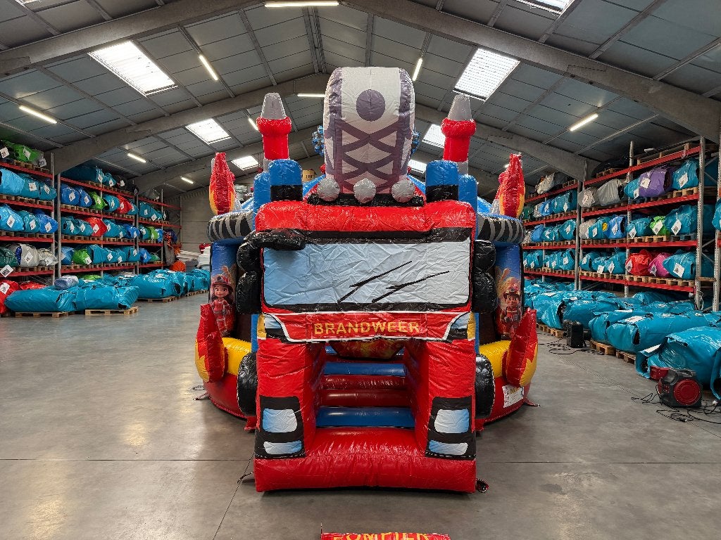 Springkasteel brandweer, Enlèvement