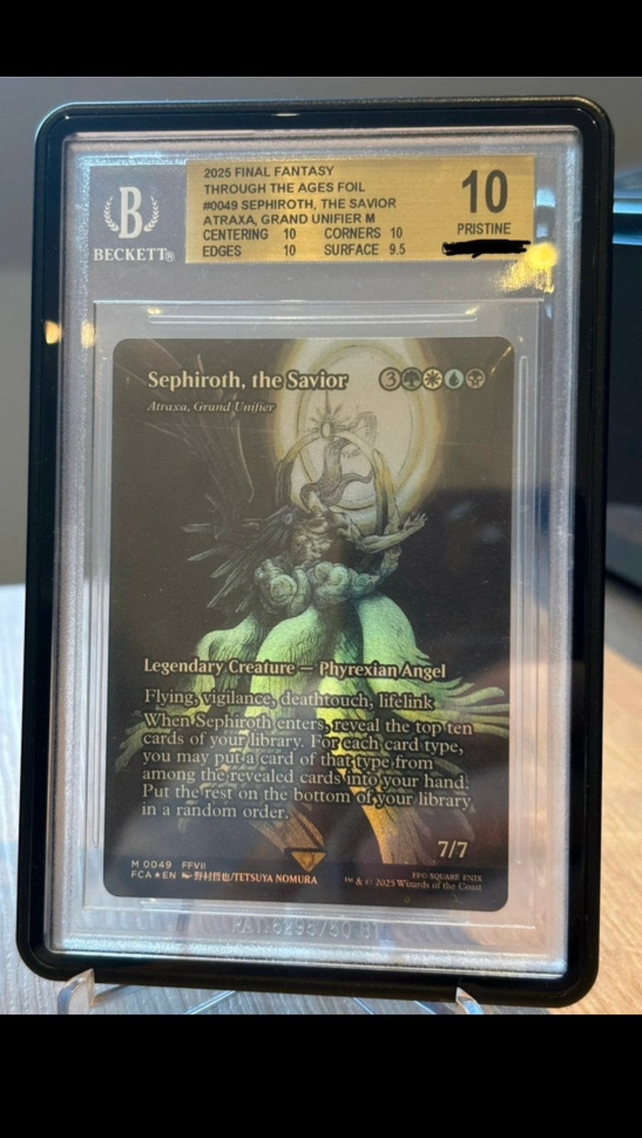 Sephiroth the savior (Atraxa, Grand Unifier final fantasy, Enlèvement, Neuf, Cartes en vrac, Foil
