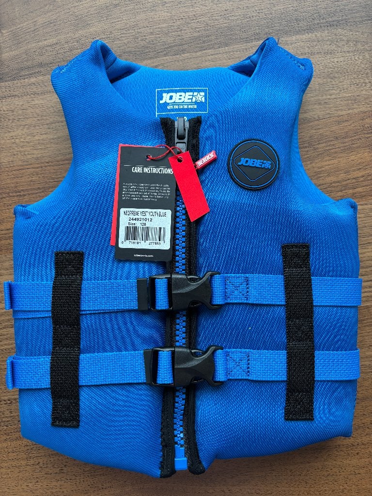 Jobe Neopreen Vest Youth Blauw Maat 128, Ophalen, Kind, Overige typen, Nieuw