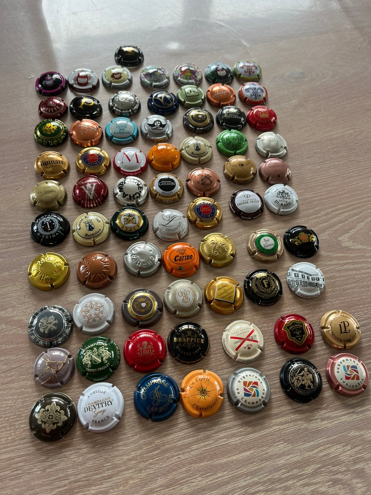 70 verschillende champ caps, Ophalen of Verzenden, Zo goed als nieuw
