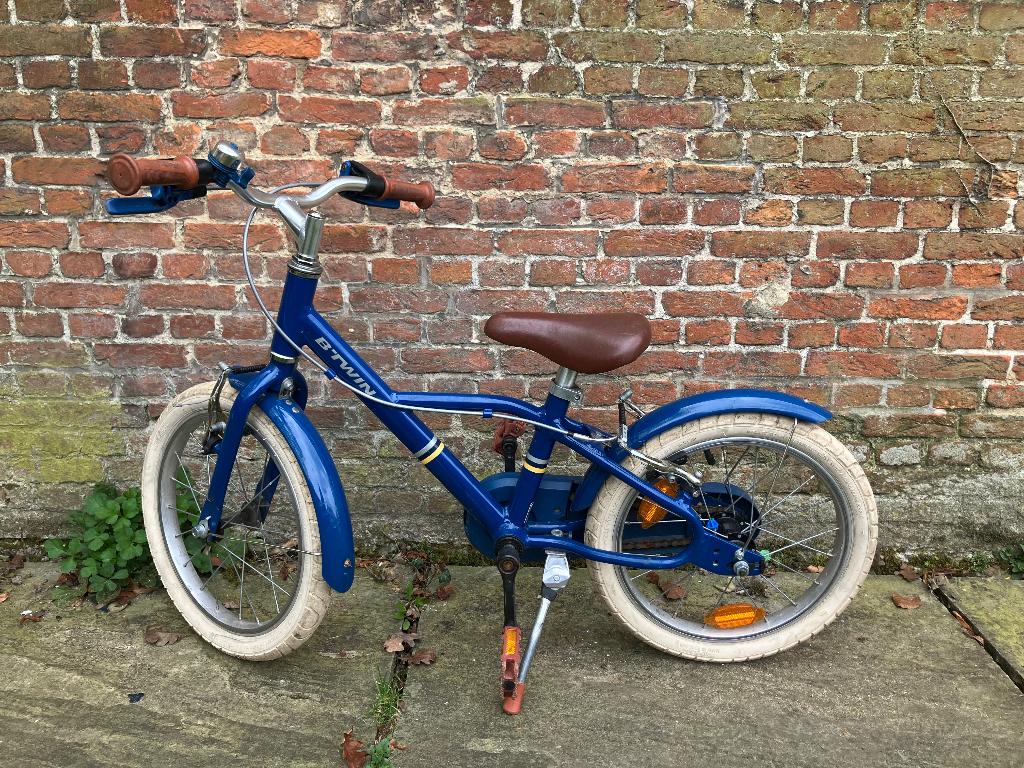 Kinderfiets 16 inch, Enlèvement, Comme neuf, 16 à 20 pouces, Betwin