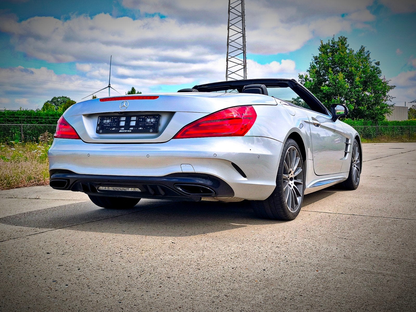 mercedes-benz SL400 AMG Facelift, Phares entièrement LED, Argent ou Gris, Achat, Euro 6