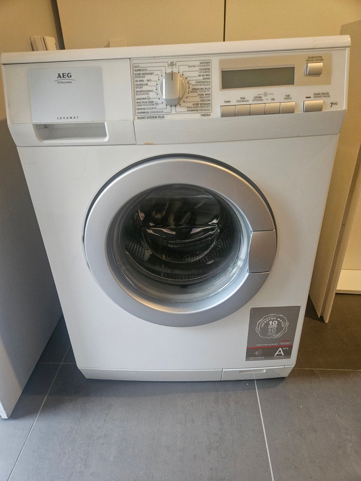 Wasmachine  AEG 7 kg, Enlèvement