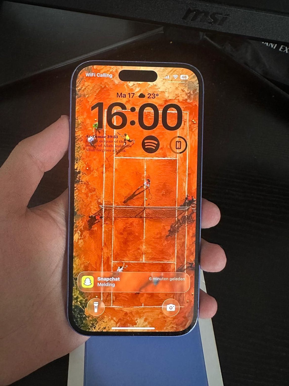 iPhone 16 – 128GB – 90%, Telecommunicatie, Mobiele telefoons | Hoesjes en Screenprotectors | Apple iPhone, Ophalen, IPhone 16