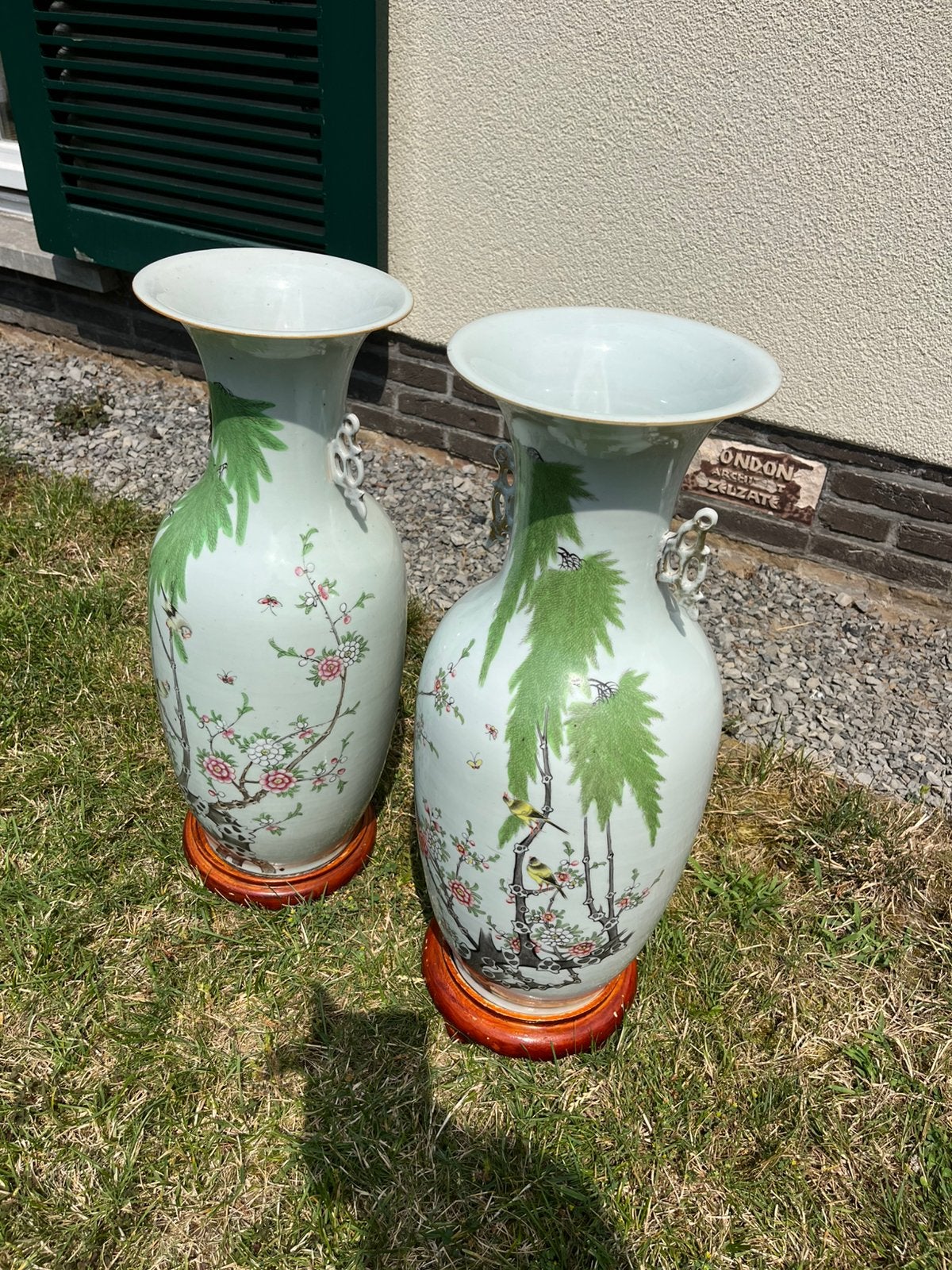 Chinese vazen, Ophalen