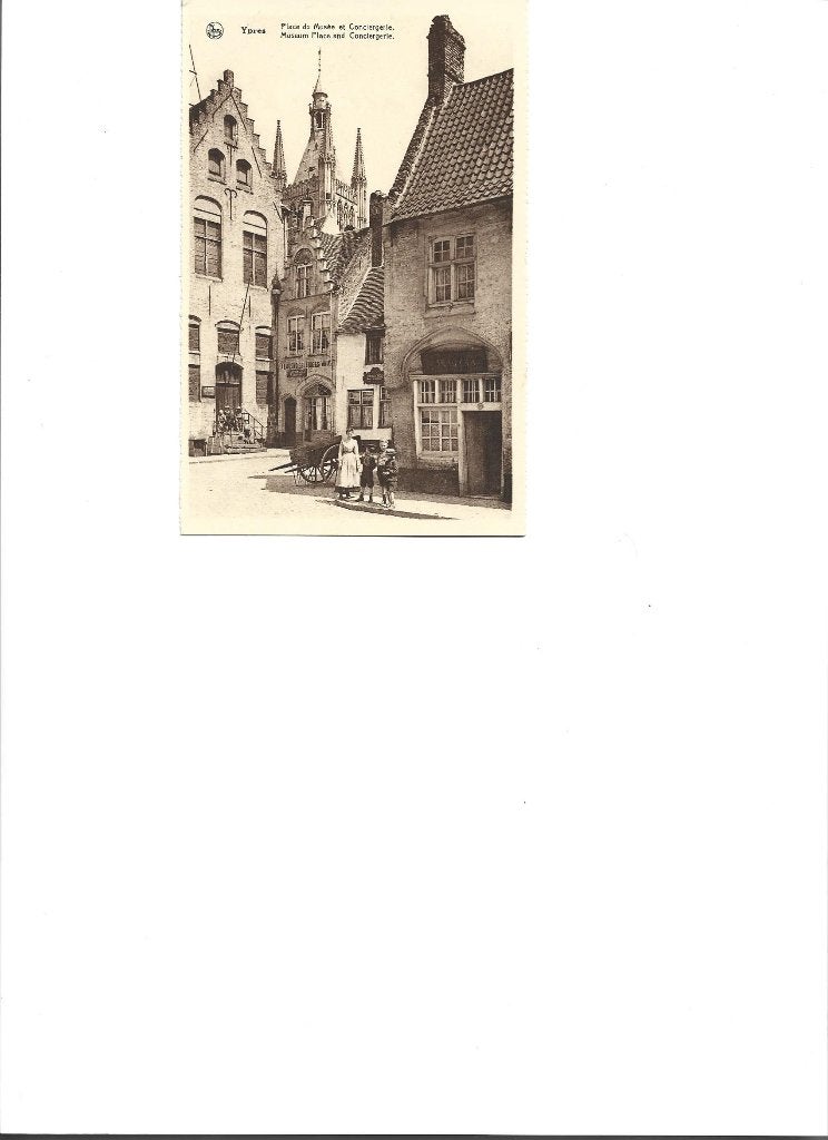postkaart België Ieper, Ophalen of Verzenden, Ongelopen