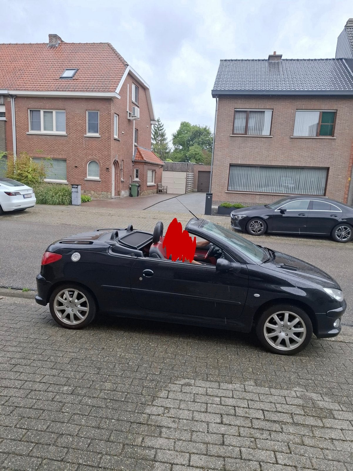 Peugeot 206cc, Auto's, Dealer onderhouden, Cabriolet, 1600 cc, Zwart
