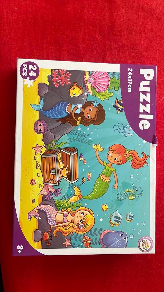 Betoverende Zeemeerminnen puzzel – 24 stukjes – vanaf 3 jaar, Ophalen, Zo goed als nieuw