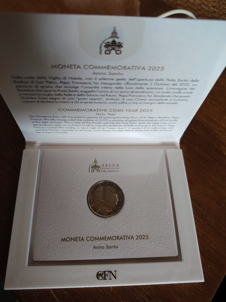 2€ commémo Vatican 2025 " année sainte ", Enlèvement ou Envoi, Vatican, 2 euros, Monnaie en vrac