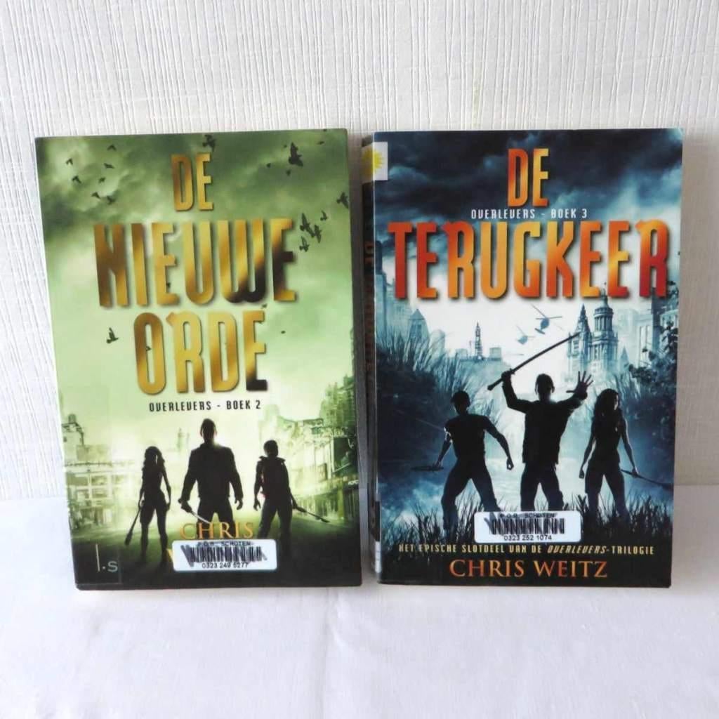 Lot Chris Weitz – Overlevers (boeken 2 en 3), Ophalen of Verzenden, Gelezen, Chris Weitz, Fictie
