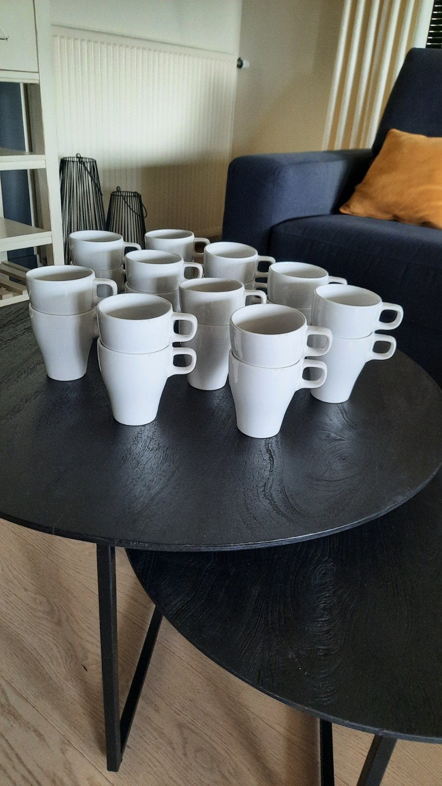 20 witte tassen, Ophalen, Zo goed als nieuw, IKEA