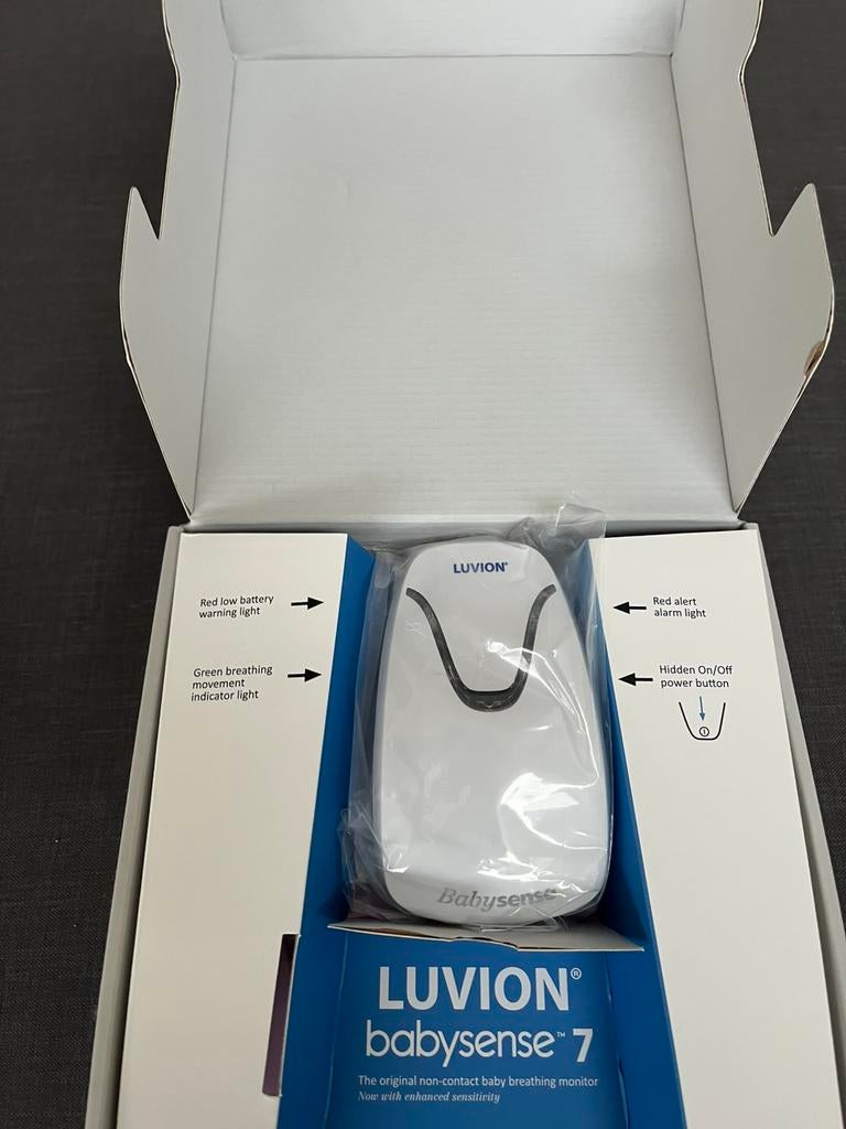 Luvion babysense 7 - capteur respiratoire, Enfants & Bébés, Babyphones, Enlèvement ou Envoi, Comme neuf