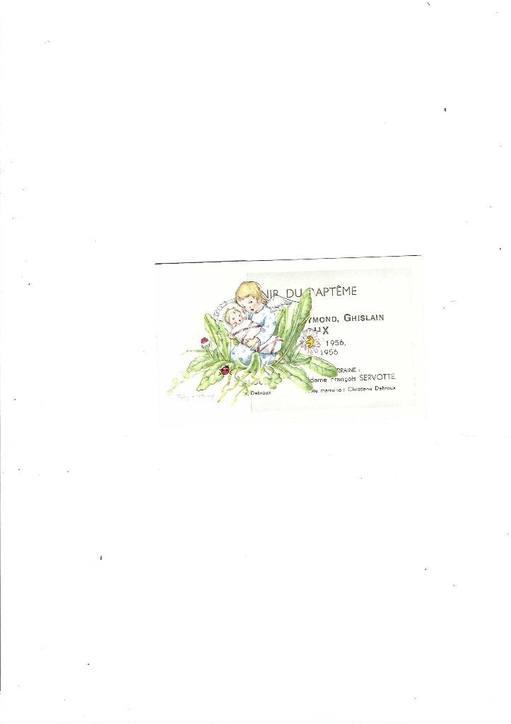 Souvenir de baptême, Collections, Collections Autre, Envoi, Utilisé