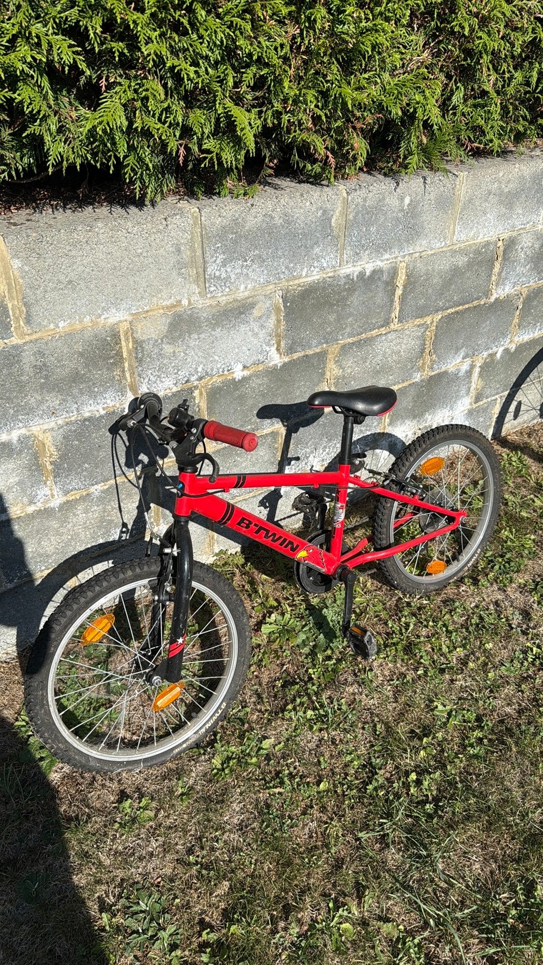 Velo Btwin RacingBoy 320, Ophalen, Zijwieltjes, Velgrem, 16 tot 20 inch