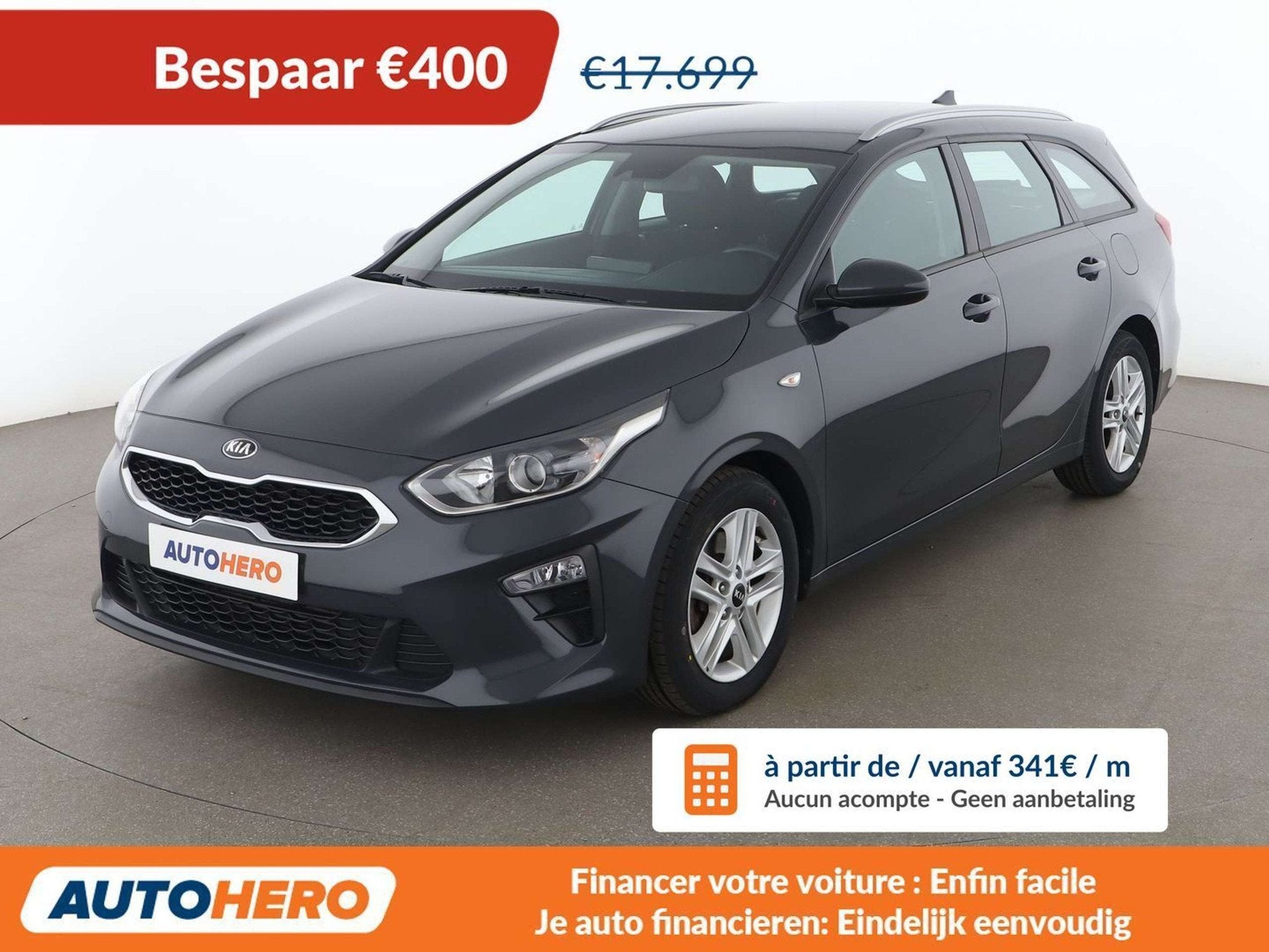 Kia Ceed / cee'd 1.5 TGDI Active (automatique), Argent ou Gris, Achat, Euro 6, Noir