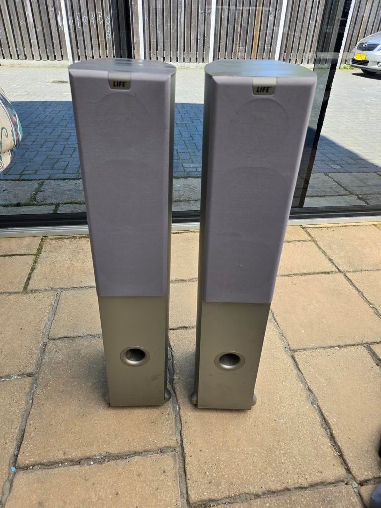 LIFE L40701 Vloerstaande Speakers - Set van 2 € 75 euro, Enlèvement