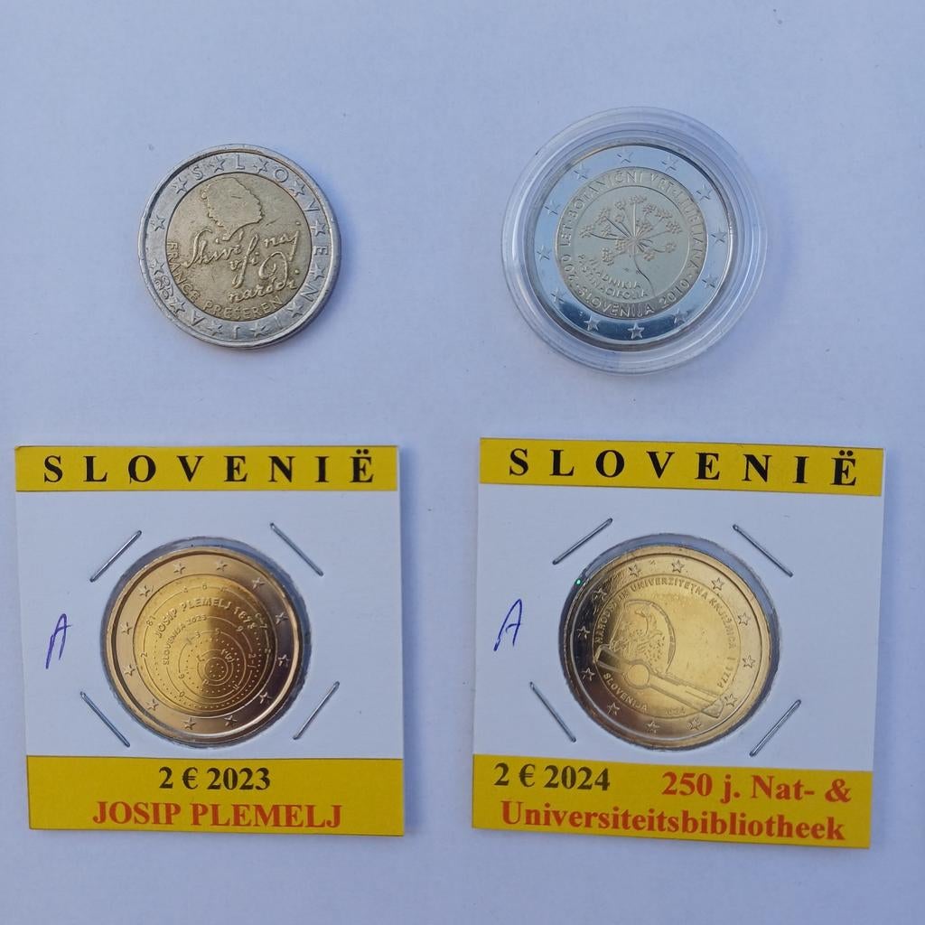 2 euro munten slovenie, Enlèvement, 2 euros