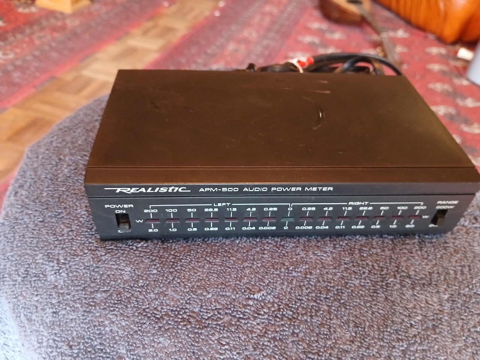 indicateur de puissance audio Realistic APM-500, un classiqu, Muziek en Instrumenten, Microfoons