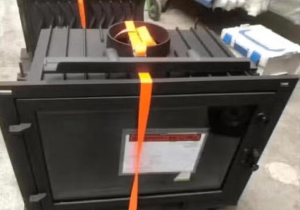 houtkachel / houtcasette / inbouwkachel 8kW, Ophalen, Elektrisch, Inbouw, Houtkachel