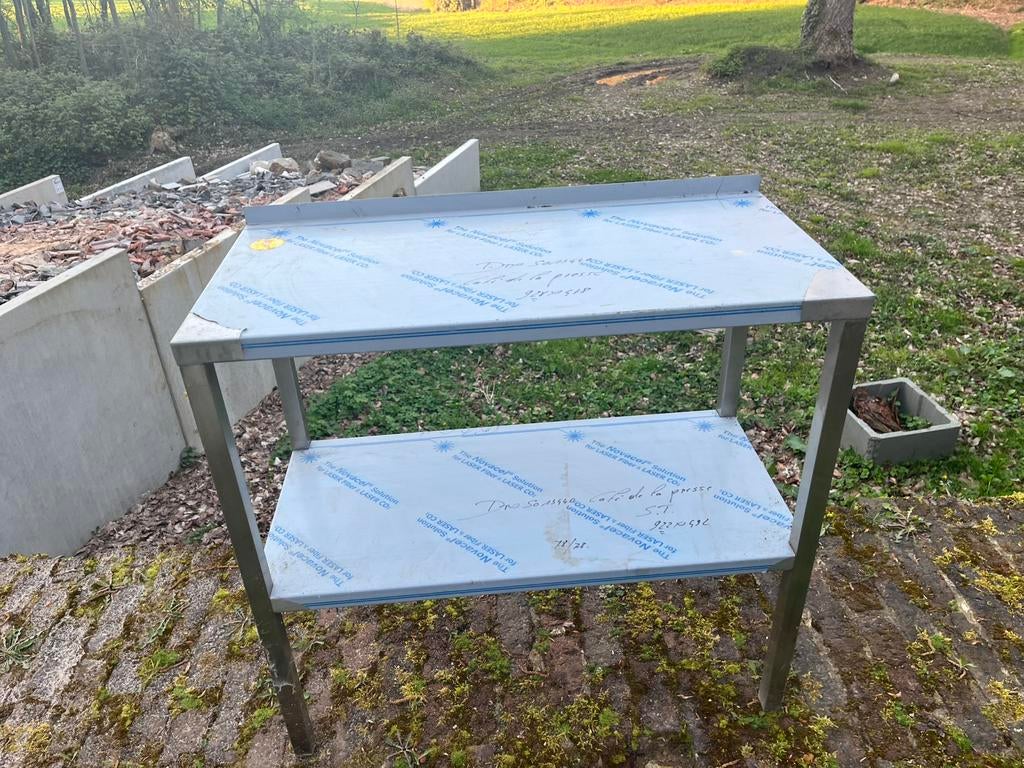 Étagère en inox alimentaire, Maison & Meubles, Enlèvement, Comme neuf