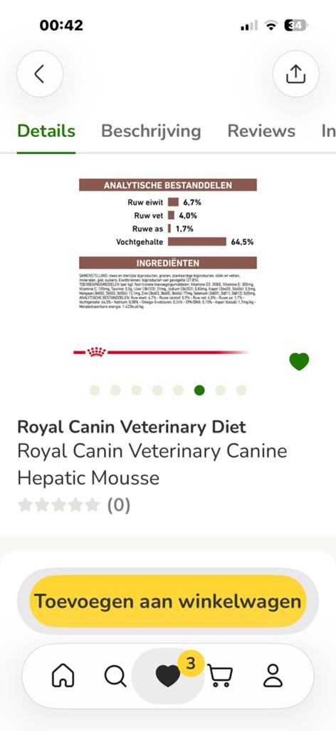 Aliments diététiques pour chiens, Tickets & Billets, Une personne