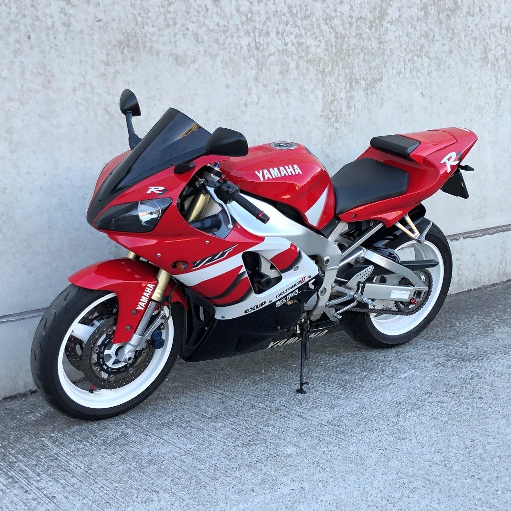 YAMAHA YZF 100 R1 2002 GEKEURD GARANTIE, 4 cilinders, Motorrijbewijs A, Super Sport, Gebruikt