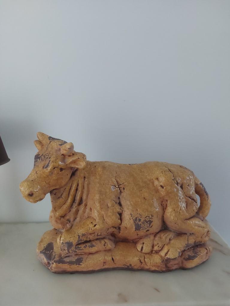 Terracotta koe, Ophalen of Verzenden