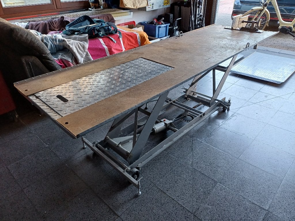 Motorheftafel - hydraulisch, Auto diversen, Ophalen, Gebruikt