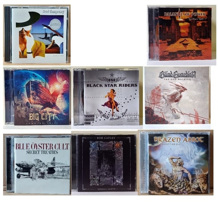 Hardrock & Metal cd's 'B', Enlèvement ou Envoi, Utilisé, Hard rock