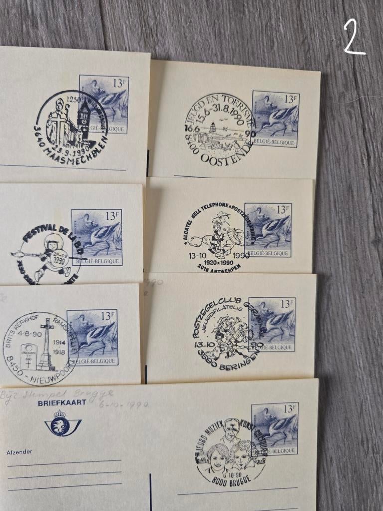 Unieke Filatelie Set: Stripstempels (Lucky Luke) ed, Enlèvement ou Envoi