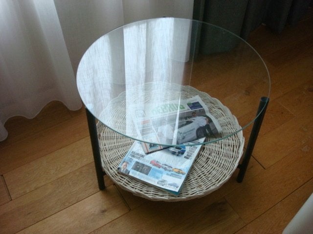 VINTAGE RONDE SALON TAFEL 1960/65, Ophalen, Gebruikt, VINTAGE DESIGN, Rond
