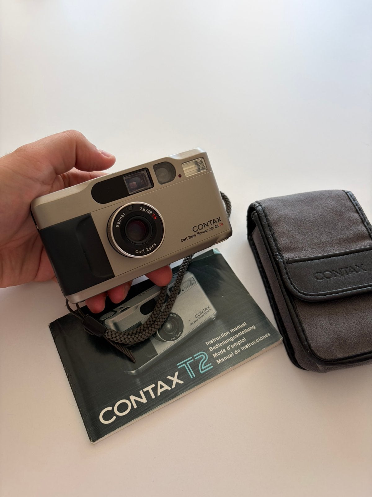 Contax T2 (lees beschrijving), Ophalen of Verzenden, Gebruikt, Compact, Overige Merken