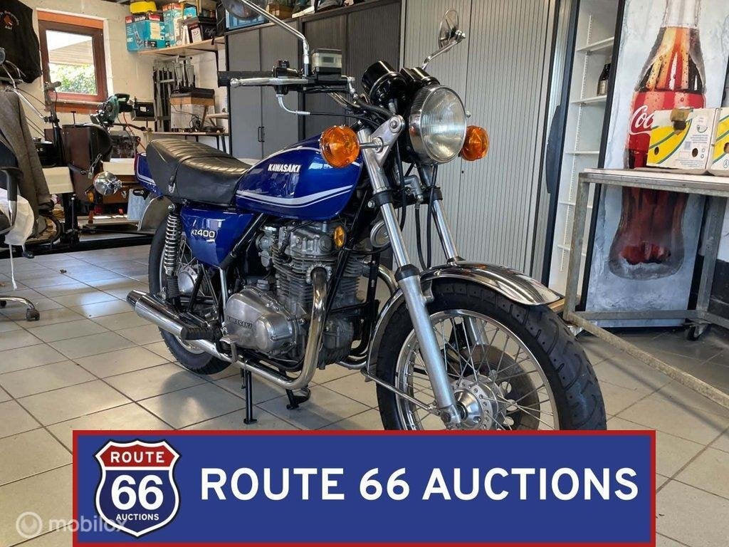 Kawasaki KZ400 | 1979 | Route 66 Auctions, Motoren, Gebruikt, Overig, Handgeschakeld