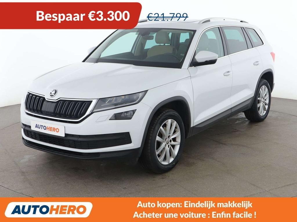 Skoda Kodiaq 2.0 TDI Style 4x4 (bj 2017, automaat), Auto's, Skoda, Automaat, Gebruikt, 149 g/km, Alcantara