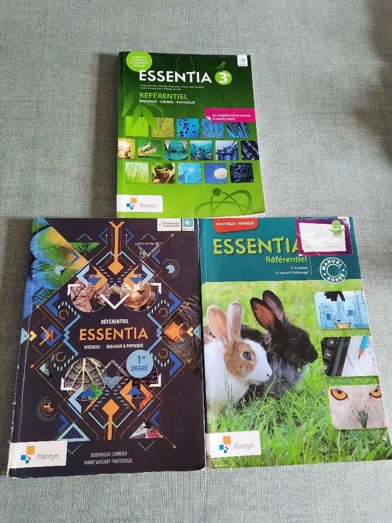 ESSENTIA  Référentiel, Livres, Livres scolaires, Comme neuf, Autres matières, Enseignement secondaire inférieur, Enlèvement