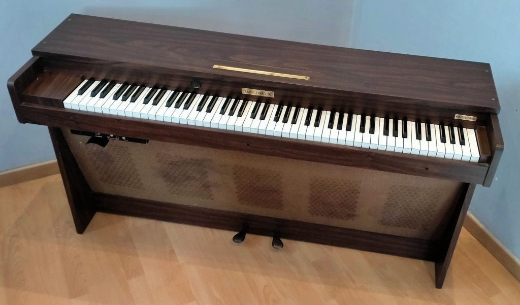 RARISSIME PIANO ELECTRO-ACCOUSTIQUE BALDWIN (1970), Muziek en Instrumenten, Ophalen, Gebruikt, Bruin, Piano