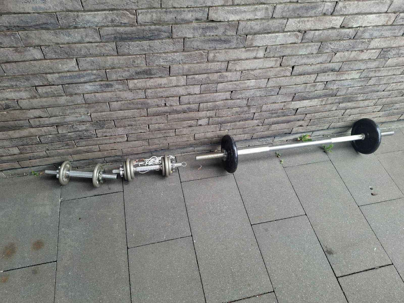 Halters met gewichten, Sport en Fitness, Fitnessmaterialen, Ophalen