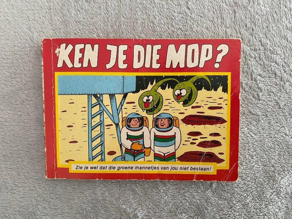 Moppenboek: Ken Je Die Mop?, Boeken, Humor, Ophalen of Verzenden, Gelezen, Elly Schurink, Moppen