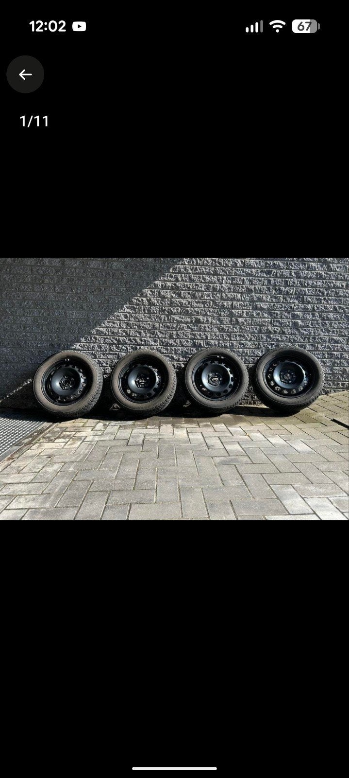 winterset van VW golf 7, Auto-onderdelen, Banden en Velgen, Gebruikt, 16 inch, Banden en Velgen, Personenwagen