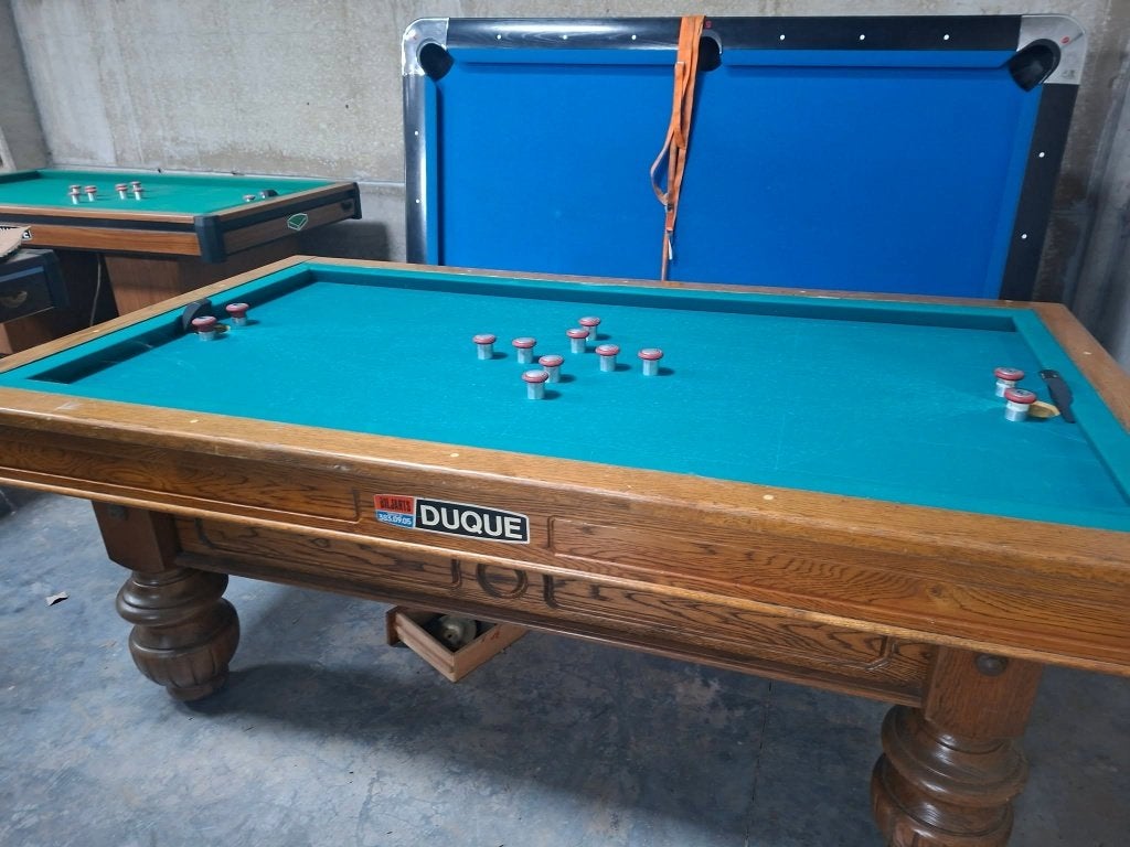 Allerlei tapbiljarts ., Ophalen, Zo goed als nieuw, Biljarttafel