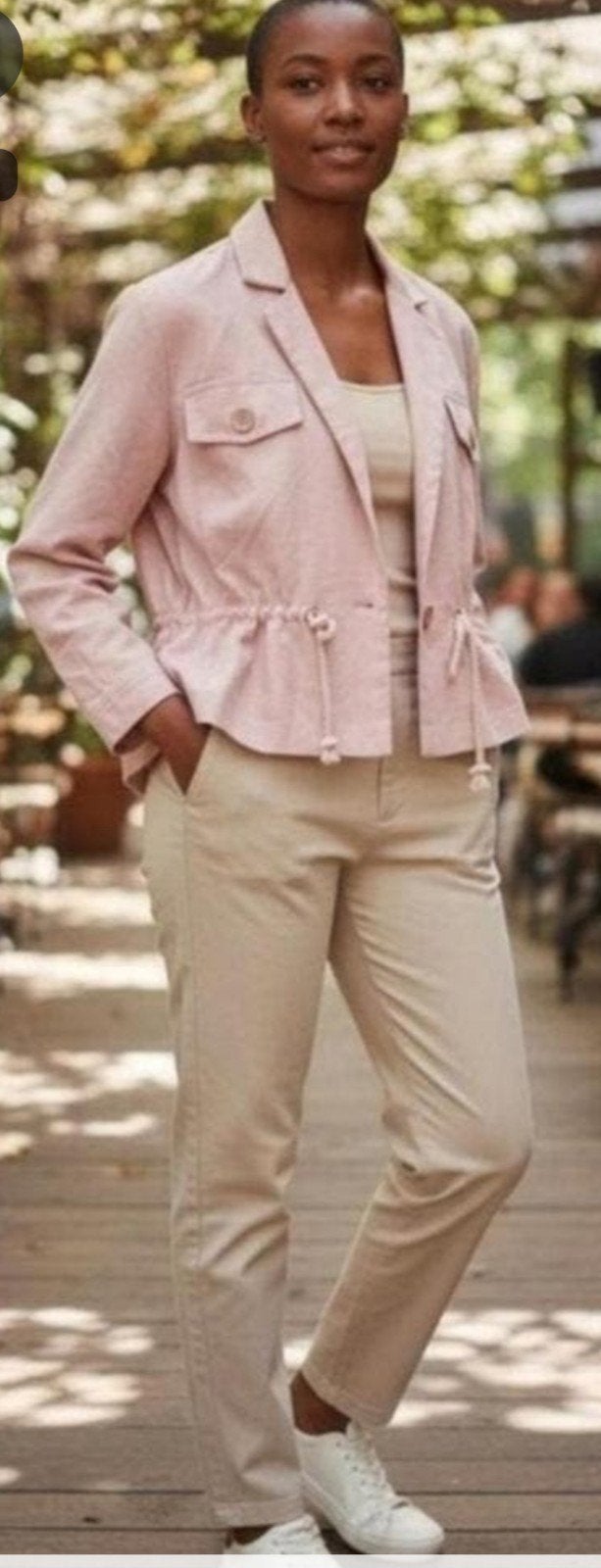 Veste JF LEFON beige/rose clair taille 38 - Excellent état ✨, JF LEFON, Taille 38/40 (M), Enlèvement ou Envoi, Beige