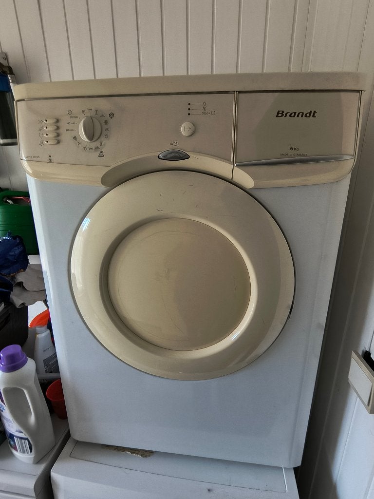 Droogkast en wasmachine Brandt - afwasmachine Miele, Chargeur frontal, Enlèvement, Utilisé, Phase anti-froissage
